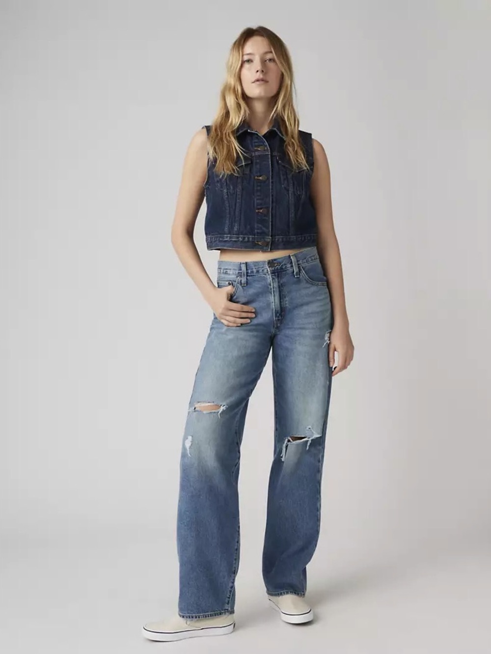 Levi’s Premium Baggy Dad Wide Leg Jeans‎
